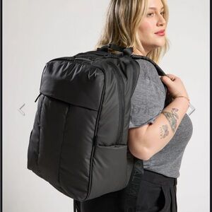 Luka 17 inch Laptop Backpack in Matte Black